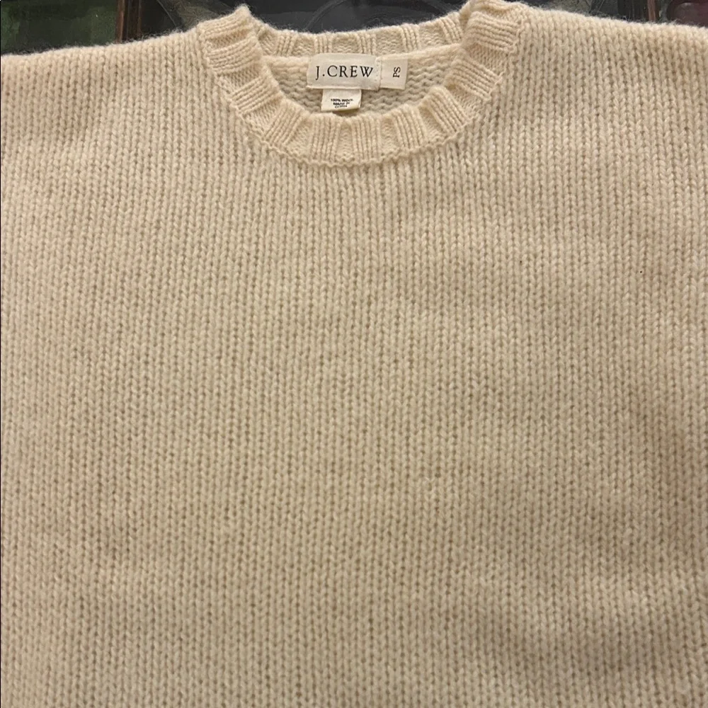J.Crew Beige Knit Pullover Vintage J. Crew